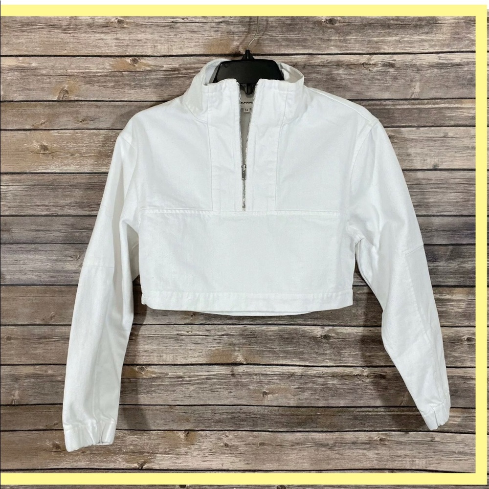 13 Bonaparte Cropped Denim Jacket Size 34